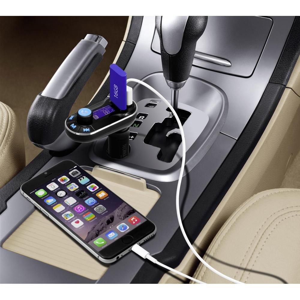 Modulator Auto Bluetooth Wireless HandsFree - dual USB + Stick USB 4 GB memorie
