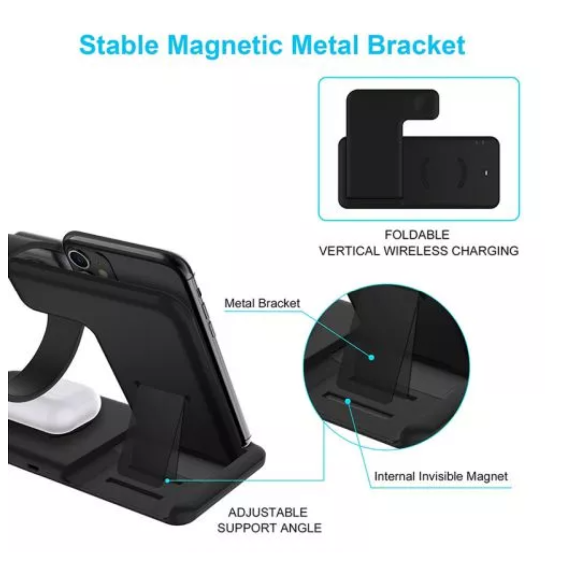 Incarcator Wireless Fast Charge 15 W