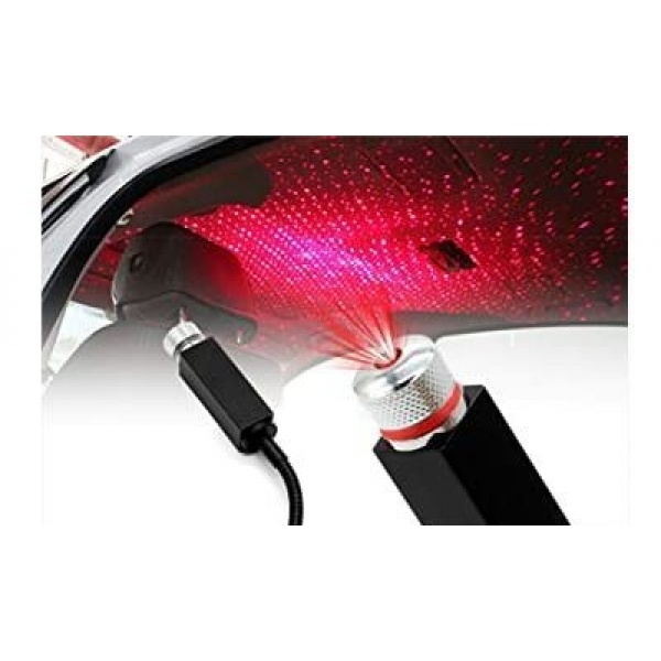 Lampa cu laser proiectie stelute USB, Car Ceiling USB Star