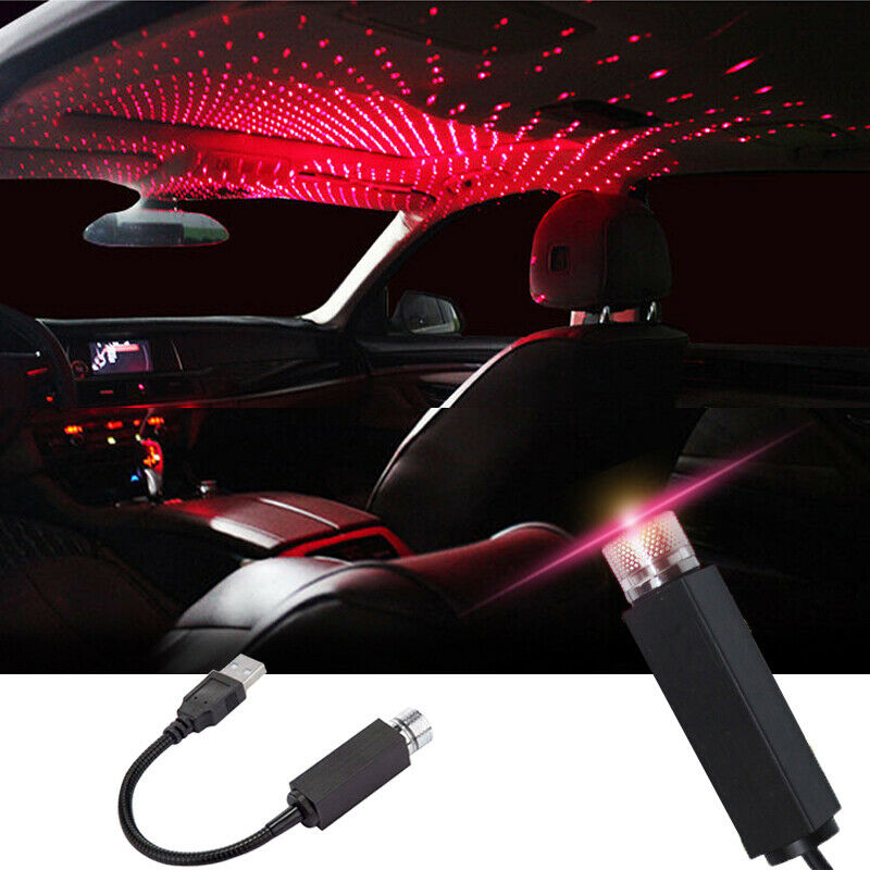 Lampa cu laser proiectie stelute USB, Car Ceiling USB Star