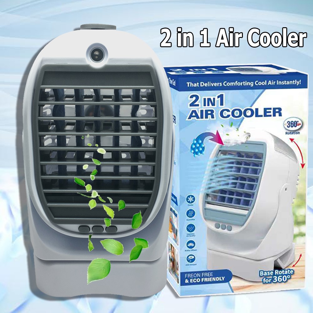 Mini racitor de aer portabil - 2 in 1 Air Cooler