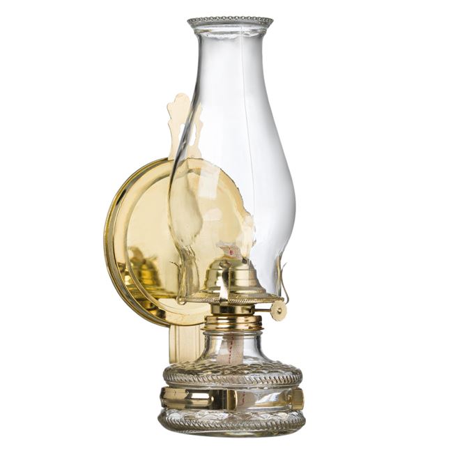 Lampa din sticla cu ulei de parafina, 11x32 cm
