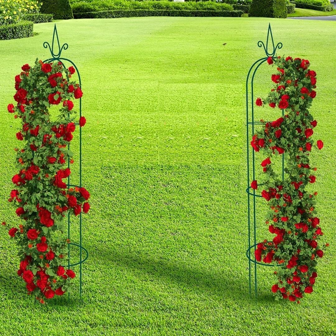 Suport metalic de gradina pentru trandafiri