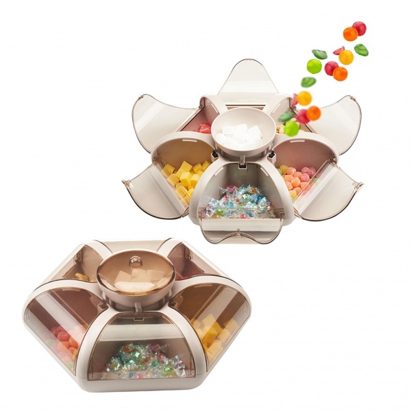 Cutie depozitare snacks/dulciuri, 6 compartimente