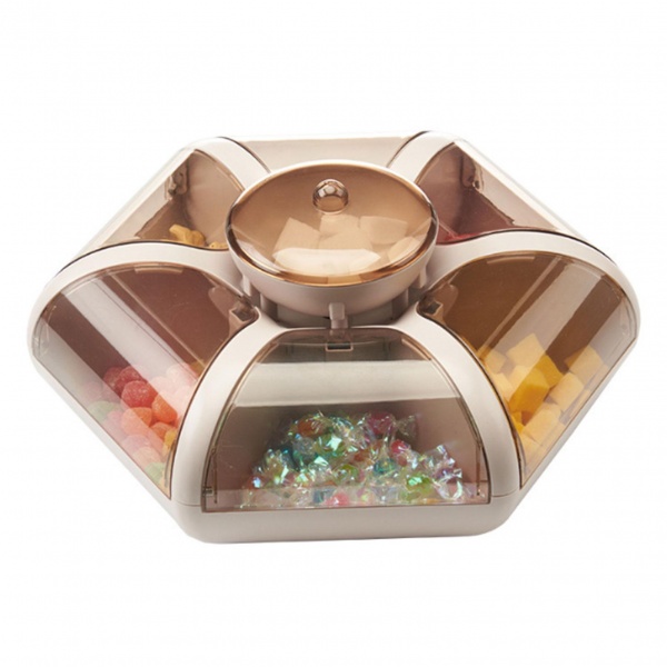 Cutie depozitare snacks/dulciuri, 6 compartimente