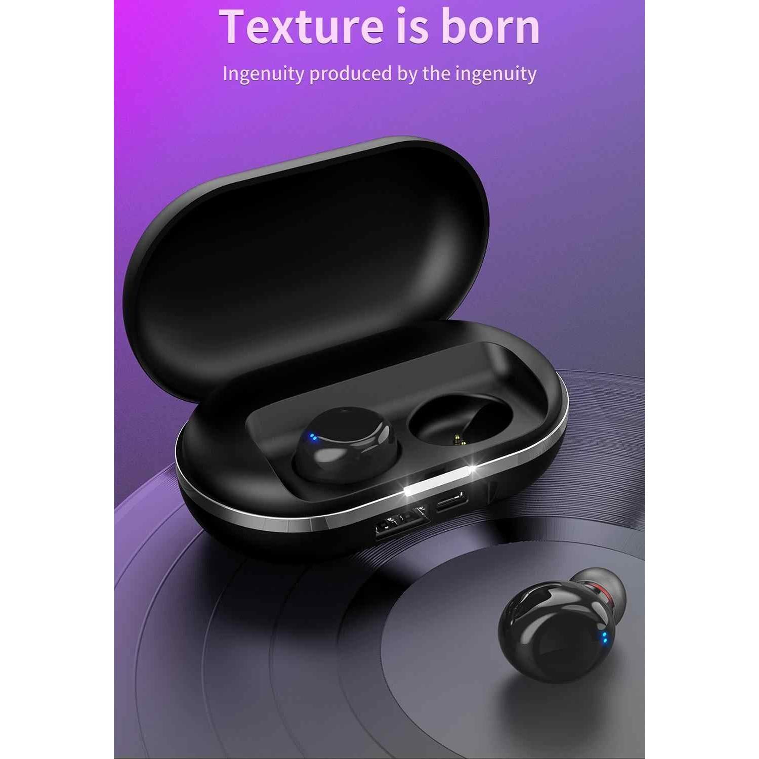 Casti Bluetooth, Microfon, TWS Clear 3D Sound, Stereo Hi-Fi Earbuds