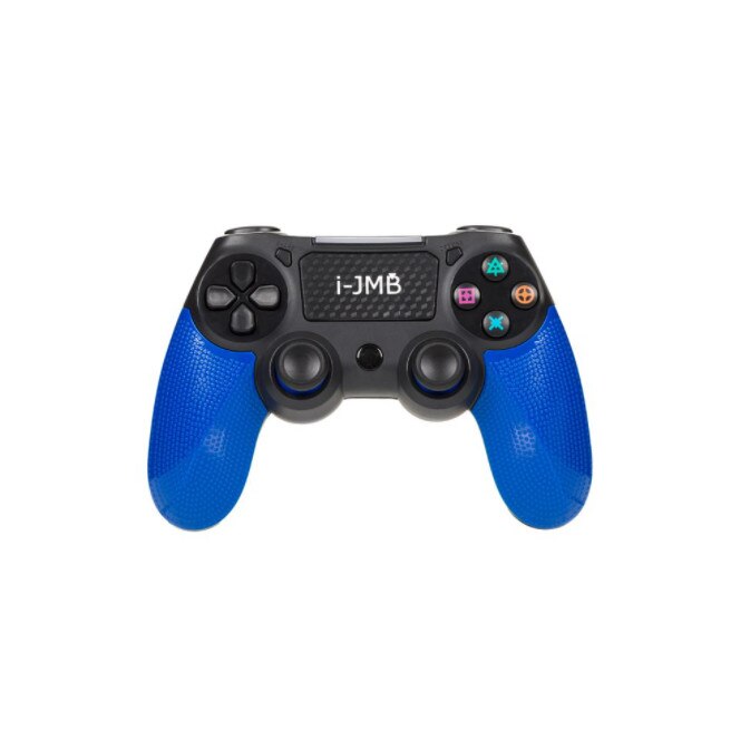 Controller de joc PS4 Wireless, vibratii duale, Negru/Albastru