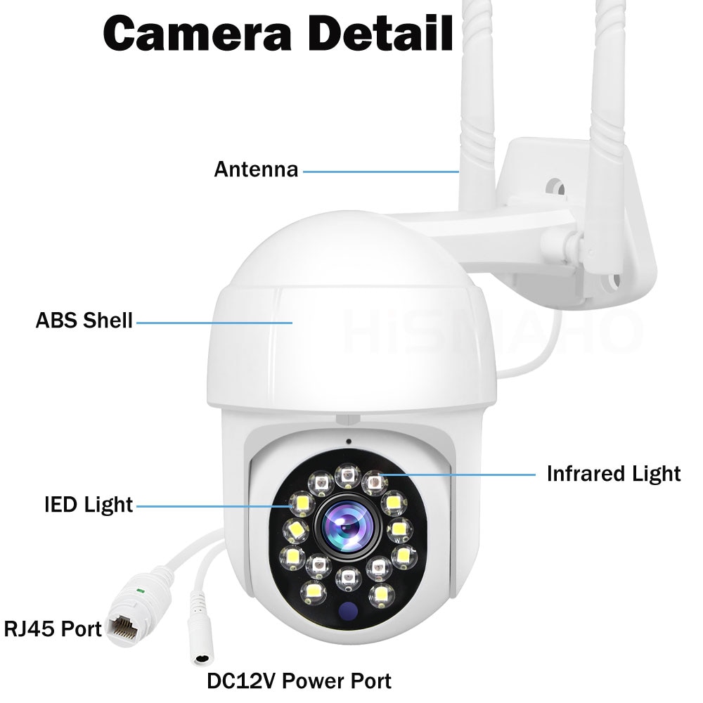 Camera supraveghere video 1080P HD, 2 MP, IR, 2 Antene