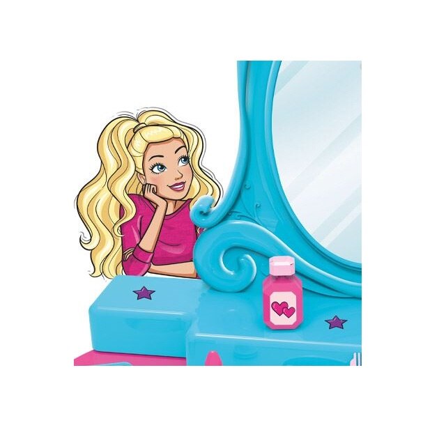 Cutie pentru bijuterii cu 10 accesorii, 58x12x39 cm, Barbie
