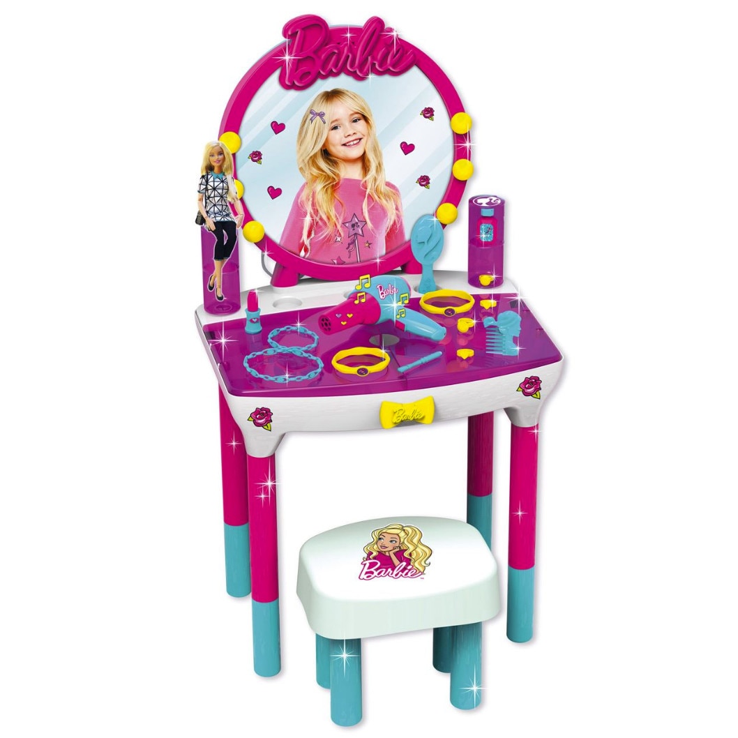 Studio de infrumusetare Barbie, cu 12 accesorii si scaun inclus