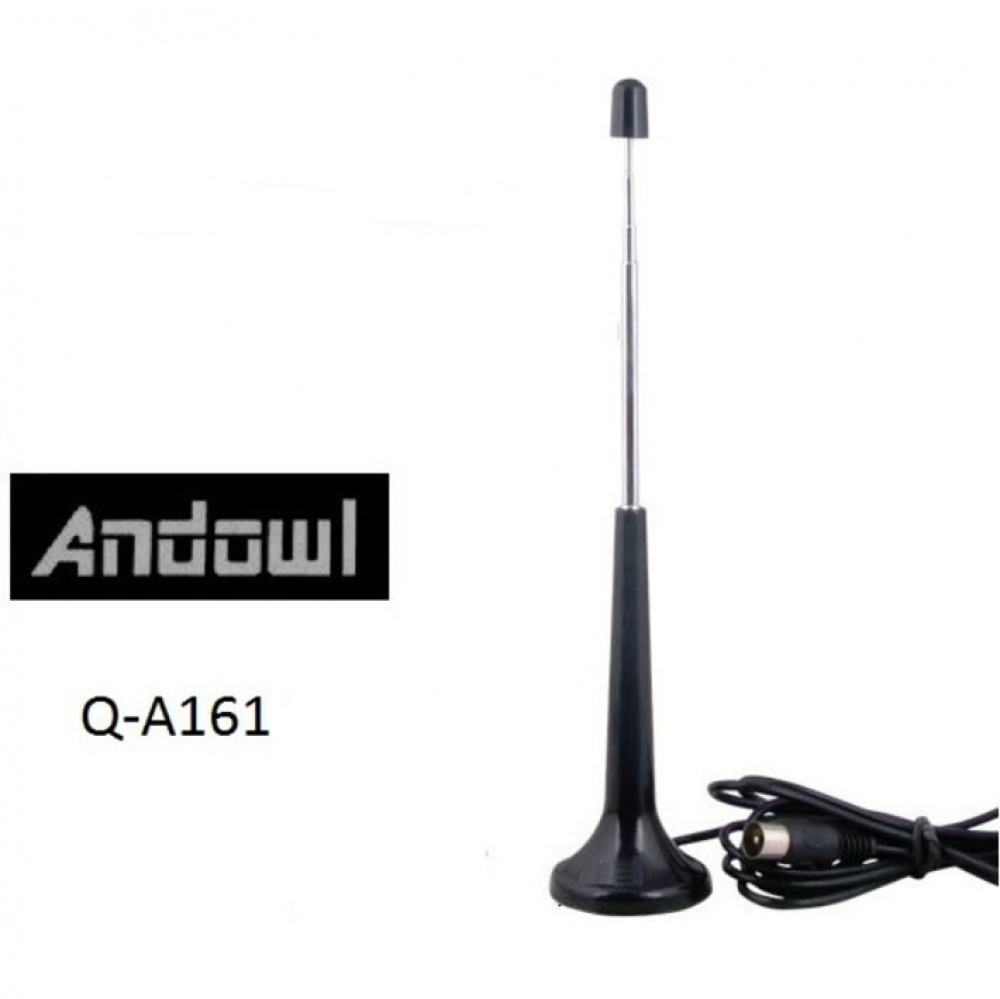 Antena extensibila semnal TV Andowl A161, baza magnetica