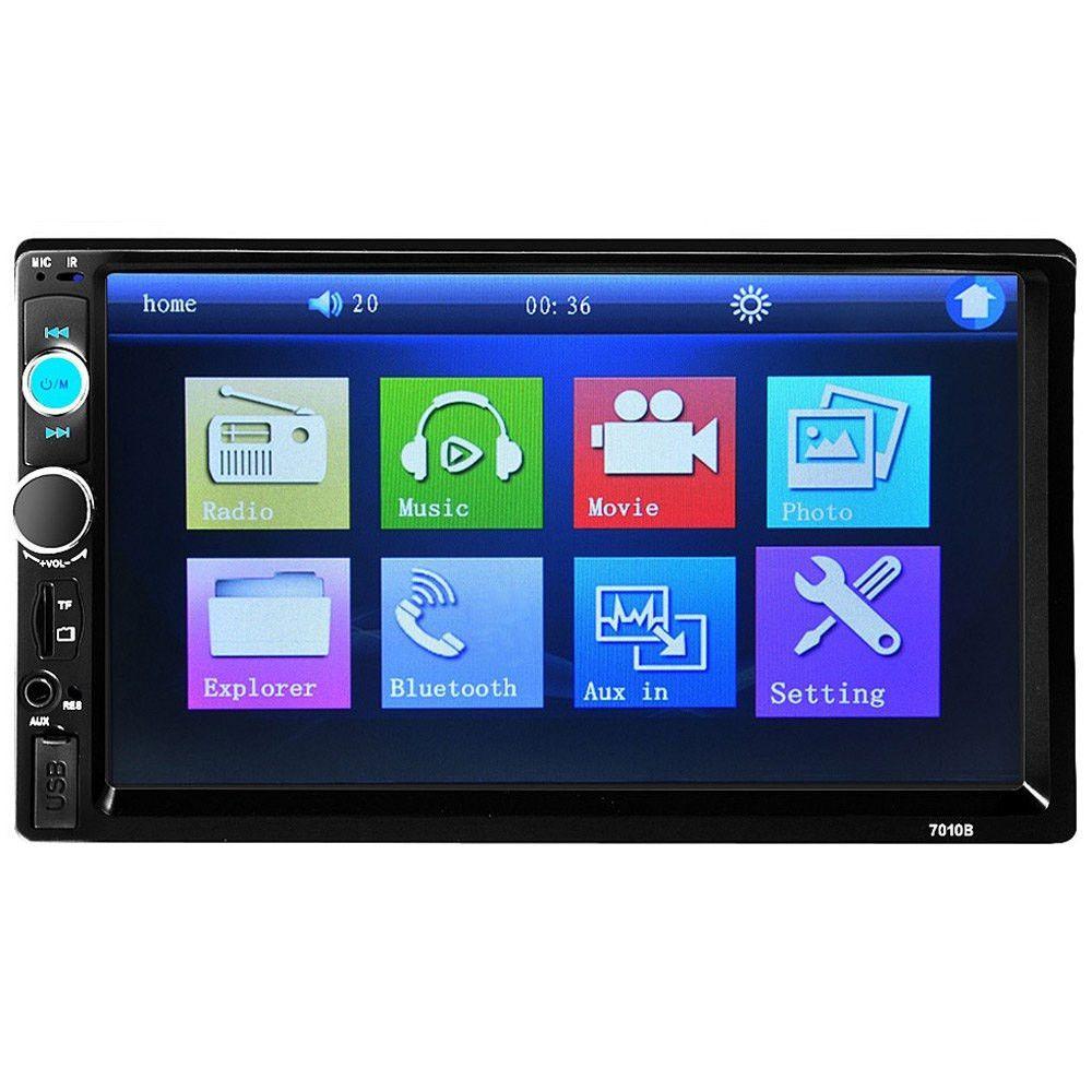 MP5 Player Auto 7010B, Bluetooth, Touchscreen, 4 x 60W, telecomanda