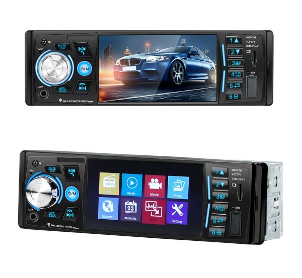 MP5 Player auto Bluetooth 4029UM, 4x60W, MP3, USB, AUX, FM