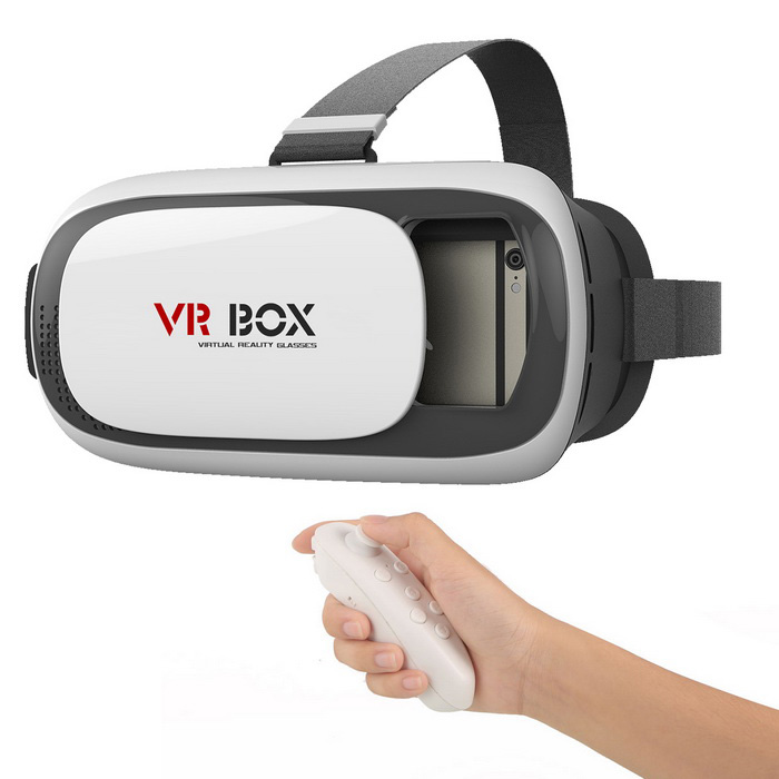 Ochelari realitate virtuala VR Box 2.0 + Maneta Bluetooth