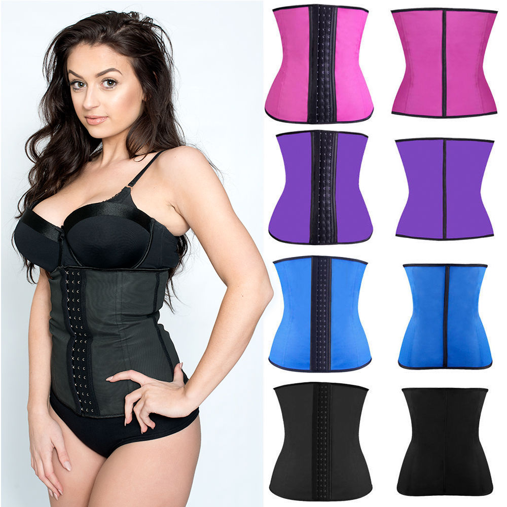 Corset modelator din latex pentru talie de viespe
