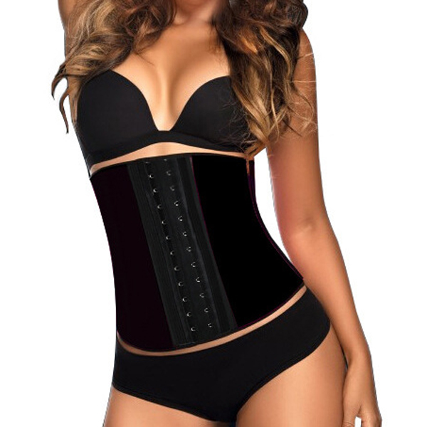 Corset modelator din latex pentru talie de viespe