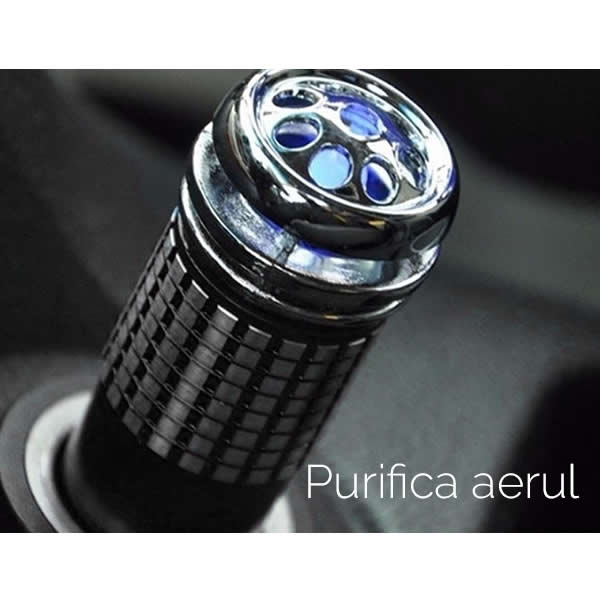 Ionizator auto si purificator al aerului. Elimina in mod silentios orice miros neplacut!