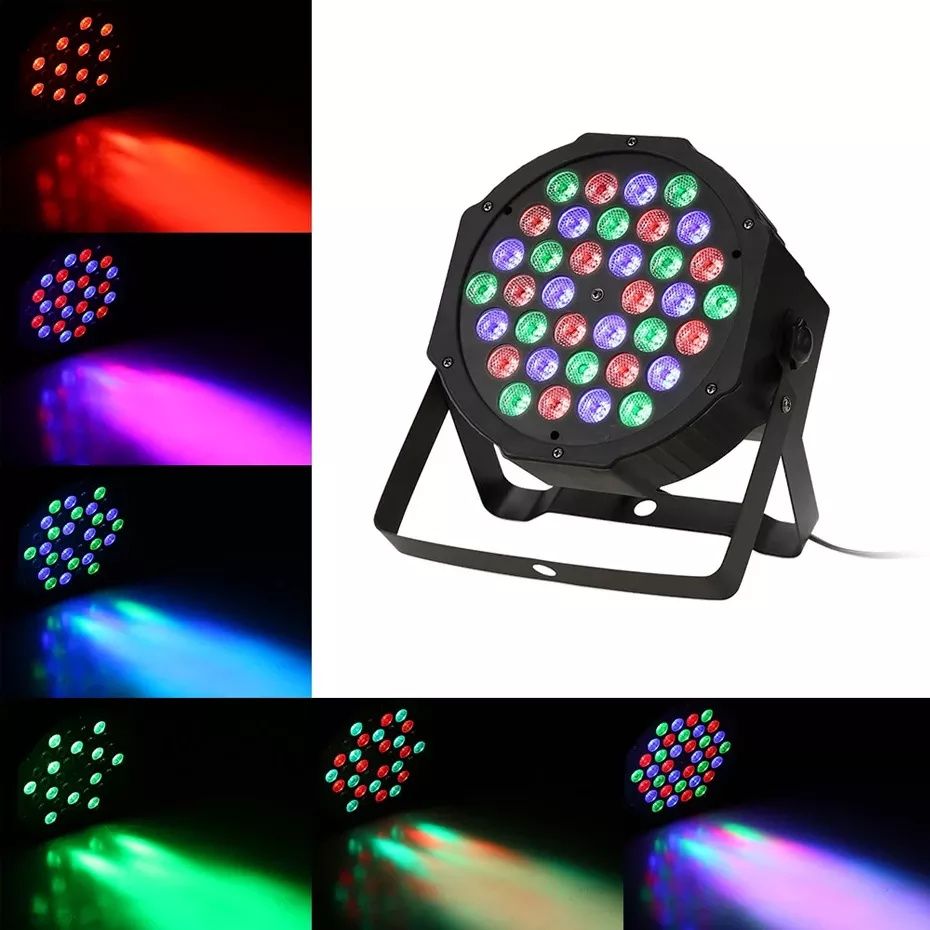 Reflector 36 LED RGB cu jocuri de lumini