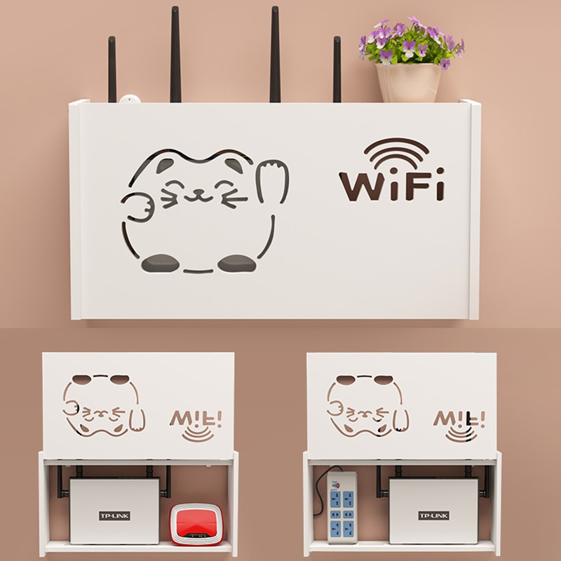 Suport raft Router Wireless, mascare fire si echipament WIFI