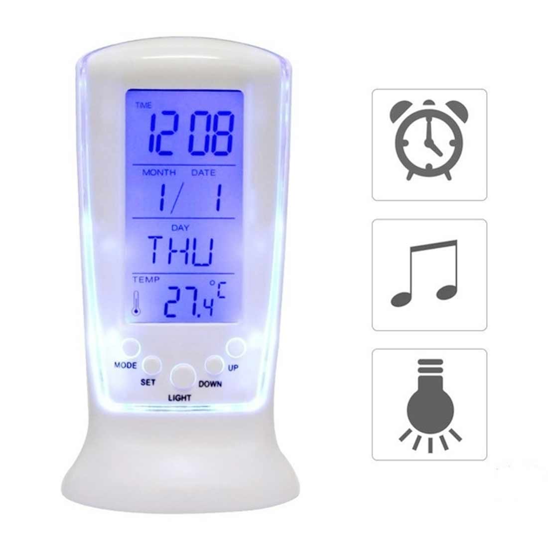 Ceas cu alarma si termometru digital, model DS 510