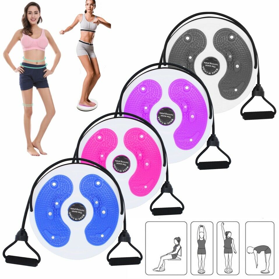 Disc rotativ de fitness cu corzi elastice