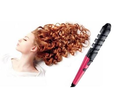 Ondulator ceramic profesional par pentru bucle naturale mari