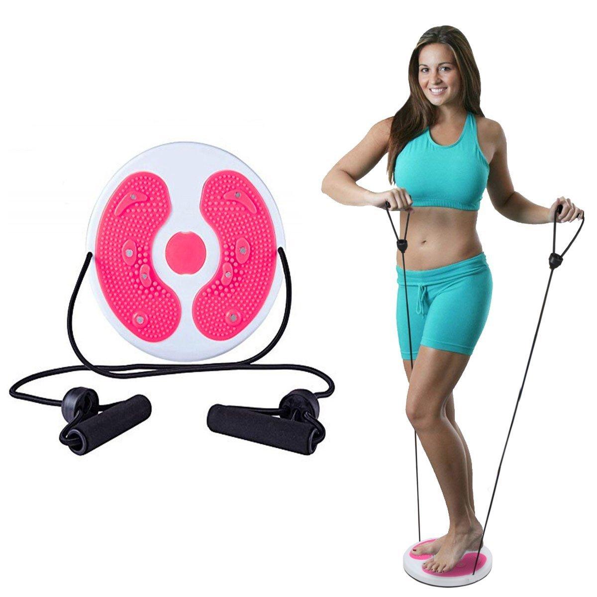 Disc rotativ de fitness cu corzi elastice