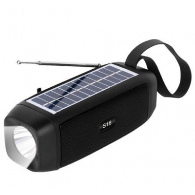 Boxa solara Bluetooh cu lanterna incorporata, Naidi S18