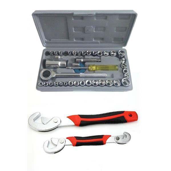 Trusa 40 chei tubulare + Set 2 chei universale Snap Grip