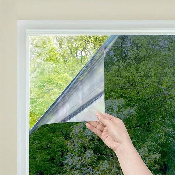 Autocolant pentru geamuri interioare, 45 x 100 cm, Gri
