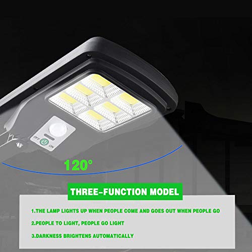 Set 4 x Lampa solara 6 LED SMD cu senzor de miscare si lumina