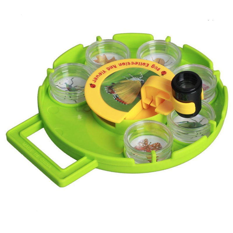 Microscop educativ pentru copii - caseta cu insecte