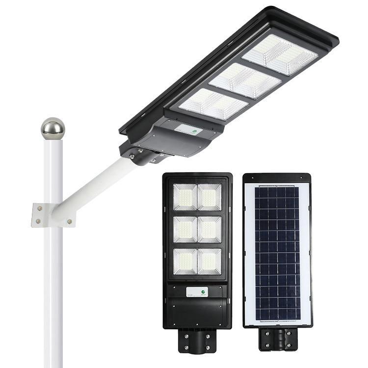 Lampa solara stradala LED, Jortan 300W, suport, telecomanda