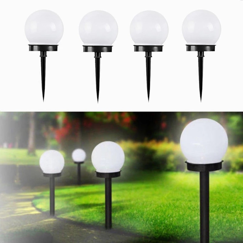 Set 4 x Lampa LED solara Kula, IP 44, 34 cm