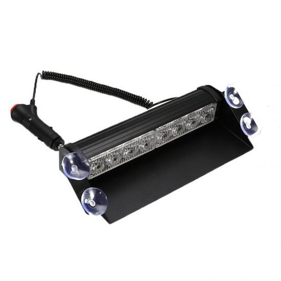 Stroboscop LED auto parbriz COB, girofar rosu-albastru, 12V