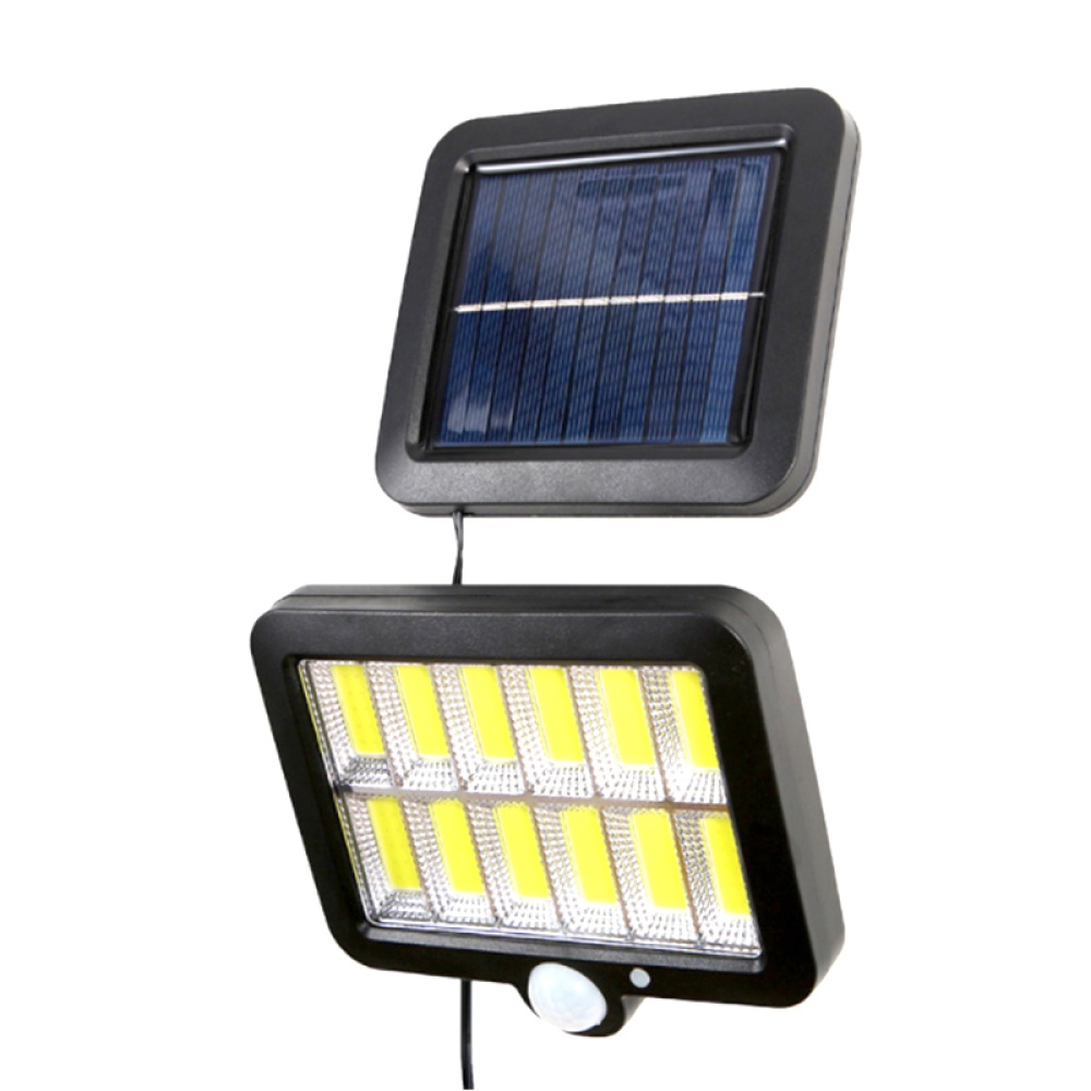 Proiector solar LED 12 COB senzor de lumina si miscare