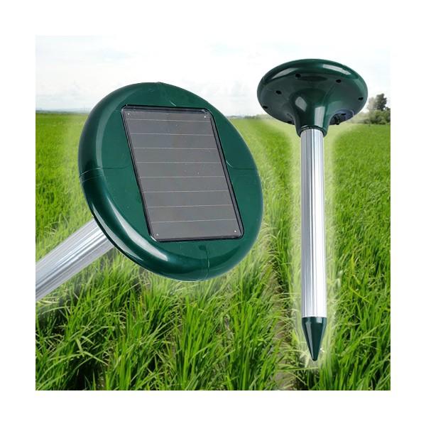Dispozitiv - alarma sonica pentru alungat cartite cu alimentare solara