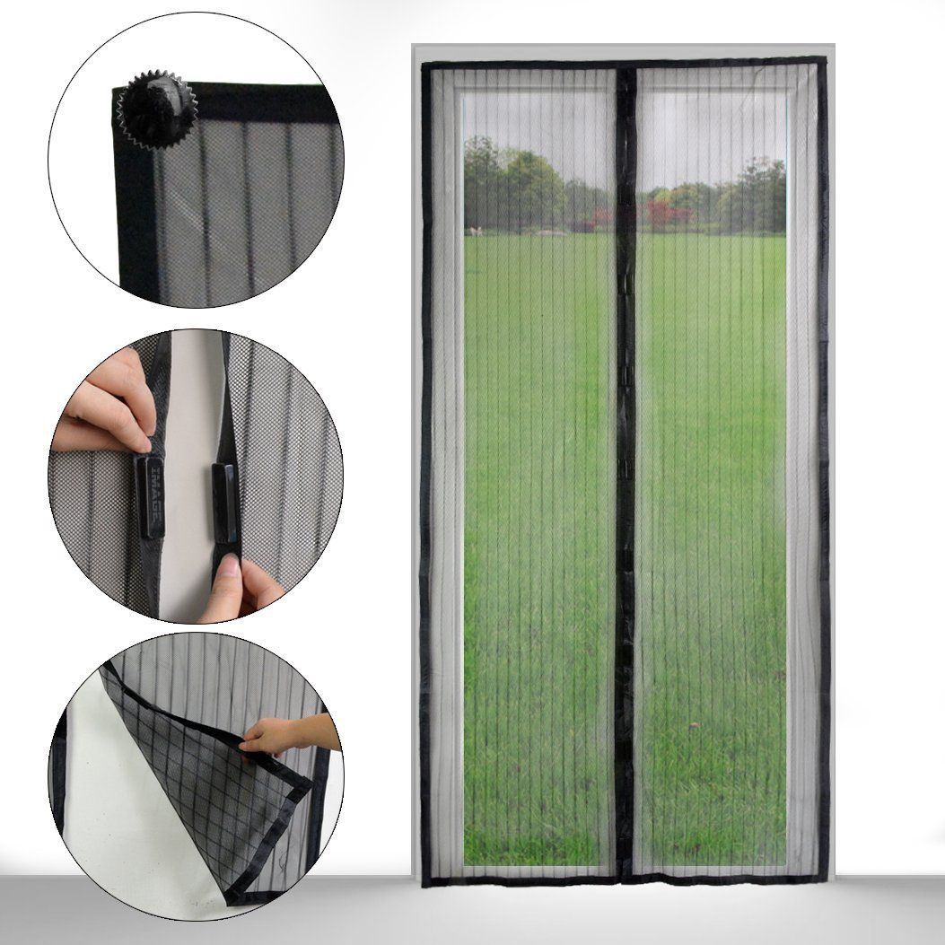 Set 2 perdele magnetice antiinsecte Magic Mesh