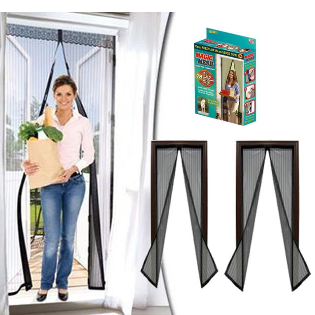Set 2 perdele magnetice antiinsecte Magic Mesh