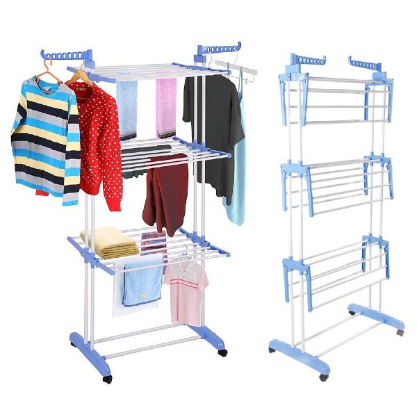 Uscator rufe pliabil, 3 niveluri, sustinere 40 kg