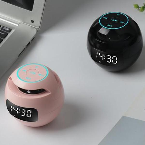 Boxa Bluetooth cu ceas si radio, USB, TF card, FM, Wireless
