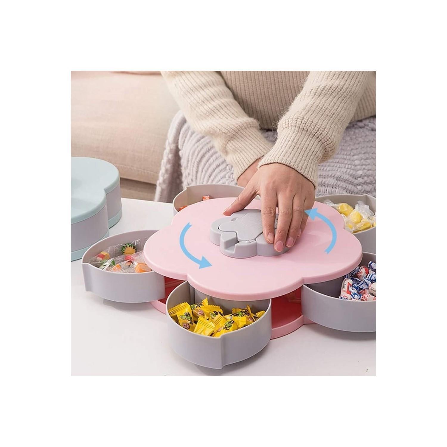 Cutie snacks cu sertare - Floare cu petale