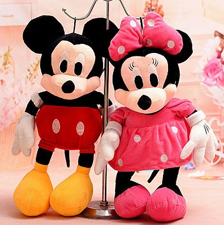 Jucarie din plus Minnie Mouse sau Mickey Mouse 30 cm