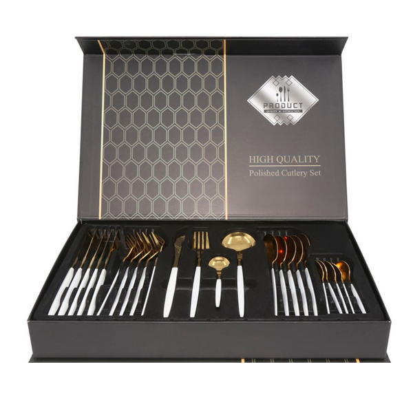 Set 24 tacamuri DeLuxe, Alb