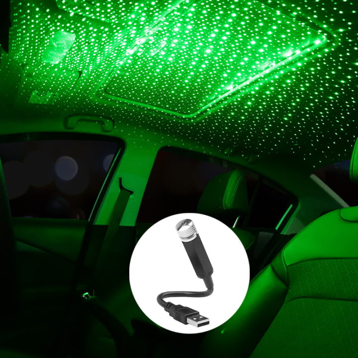 Lampa cu laser proiectie stelute, Car Ceiling USB Star