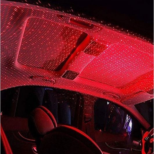 Lampa cu laser proiectie stelute, Car Ceiling USB Star