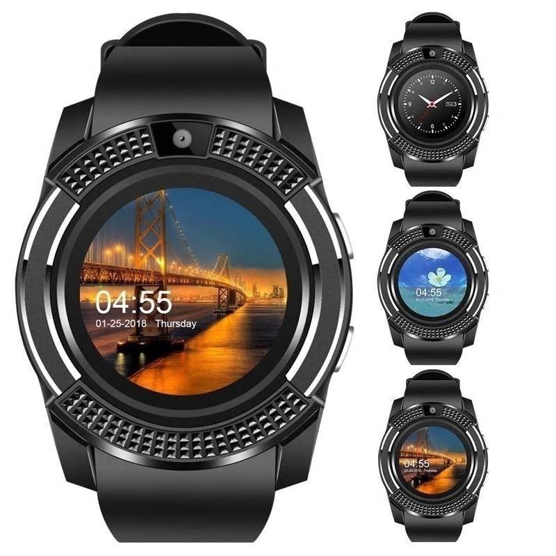 Smartwatch V8 cu functie apelare, SMS, camera, Bluetooth, Android