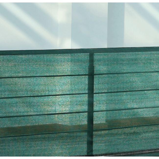 Plasa umbrire verde 1 x 9 metri. Grad de umbrire 88%
