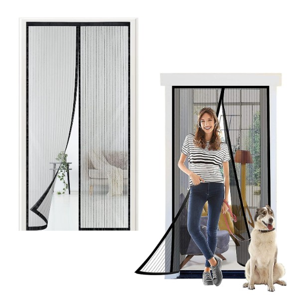 Set 2 perdele magnetice antiinsecte 210 x 100 cm
