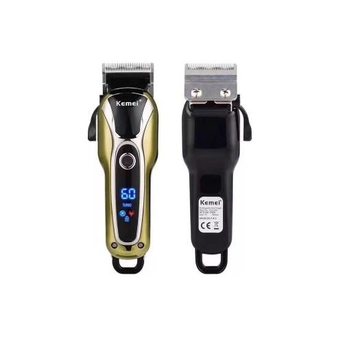 Aparat de tuns profesional, cu acumulator, afisaj LCD, lama reglabila